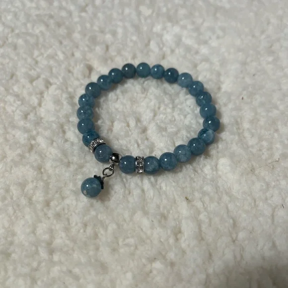 Bracelet 8mm Aquamarine - Picture 7 of 8